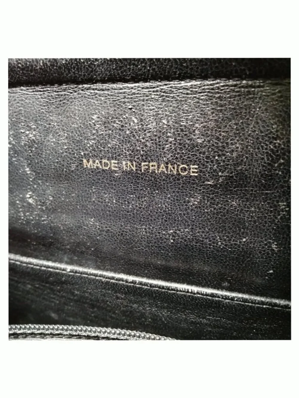 Authentic Chanel Vintage CC Shoulder Bag Black Quilted Leather Gold Chain Bag - Picture 15 of 16